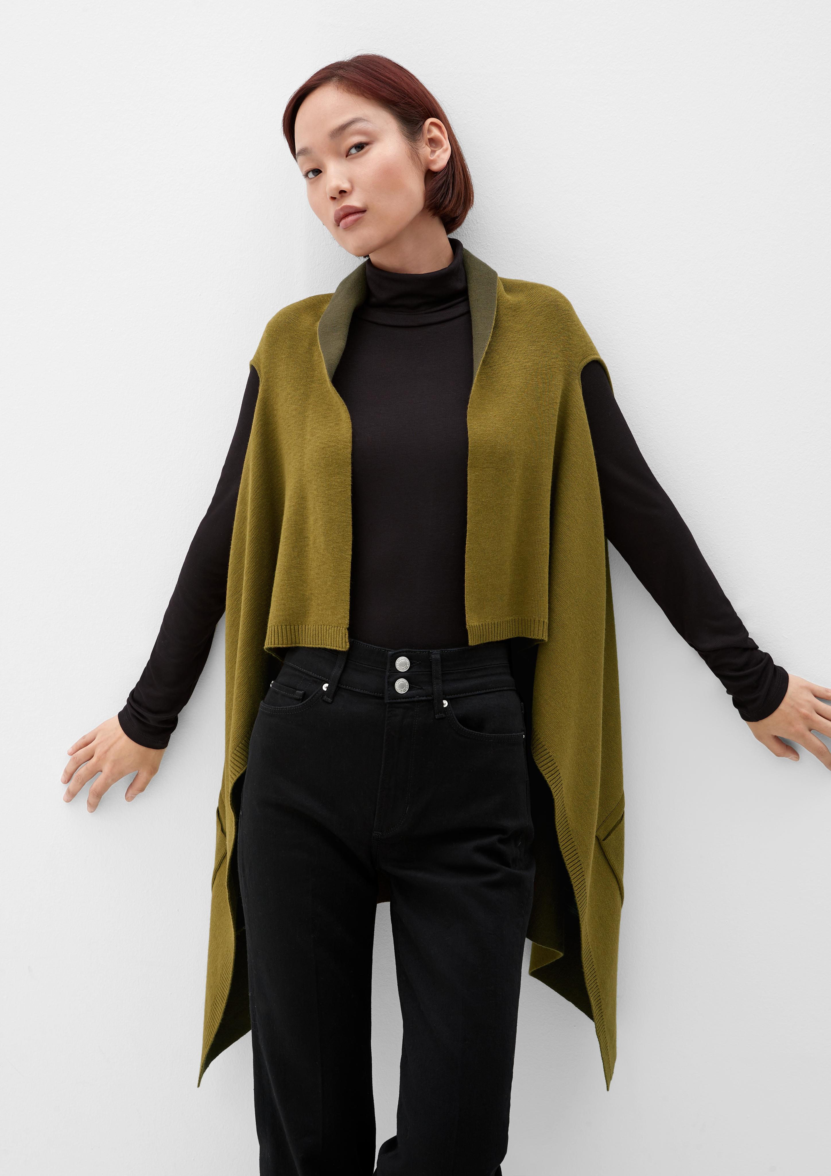 Poncho aus Viskosemix  2121426-7734