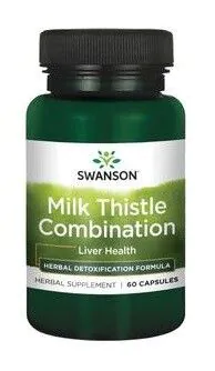 Κάψουλες υποστήριξης πέψης Swanson Milk Thistle Combination