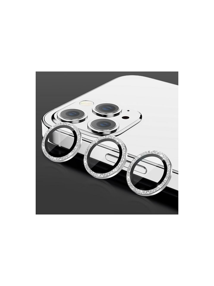 COFI 1453 Lens Shield Glas Kameraglas für iPhone 16 Pro Schwarz Diamond in Schwarz günstig kaufen onesize