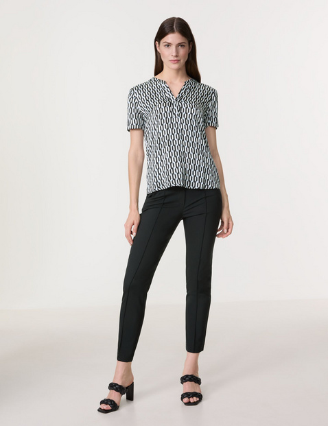 Gemustertes Blusenshirt