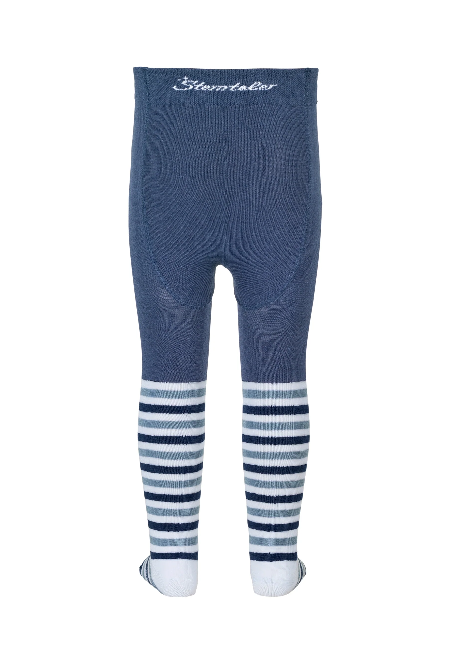 Strumpfhose 2er-Pack, Ringel und uni