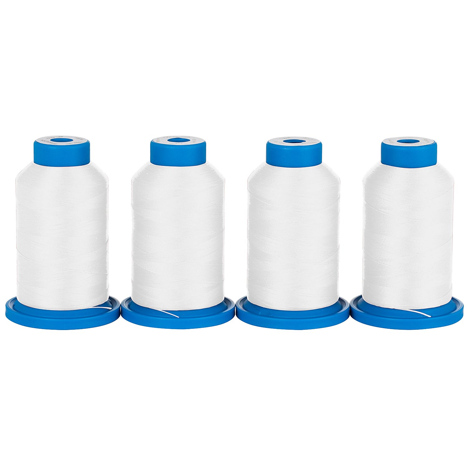 Mettler Seraflock im 4er-Pack, Stärke: 120, 1000m-Spule, weiß