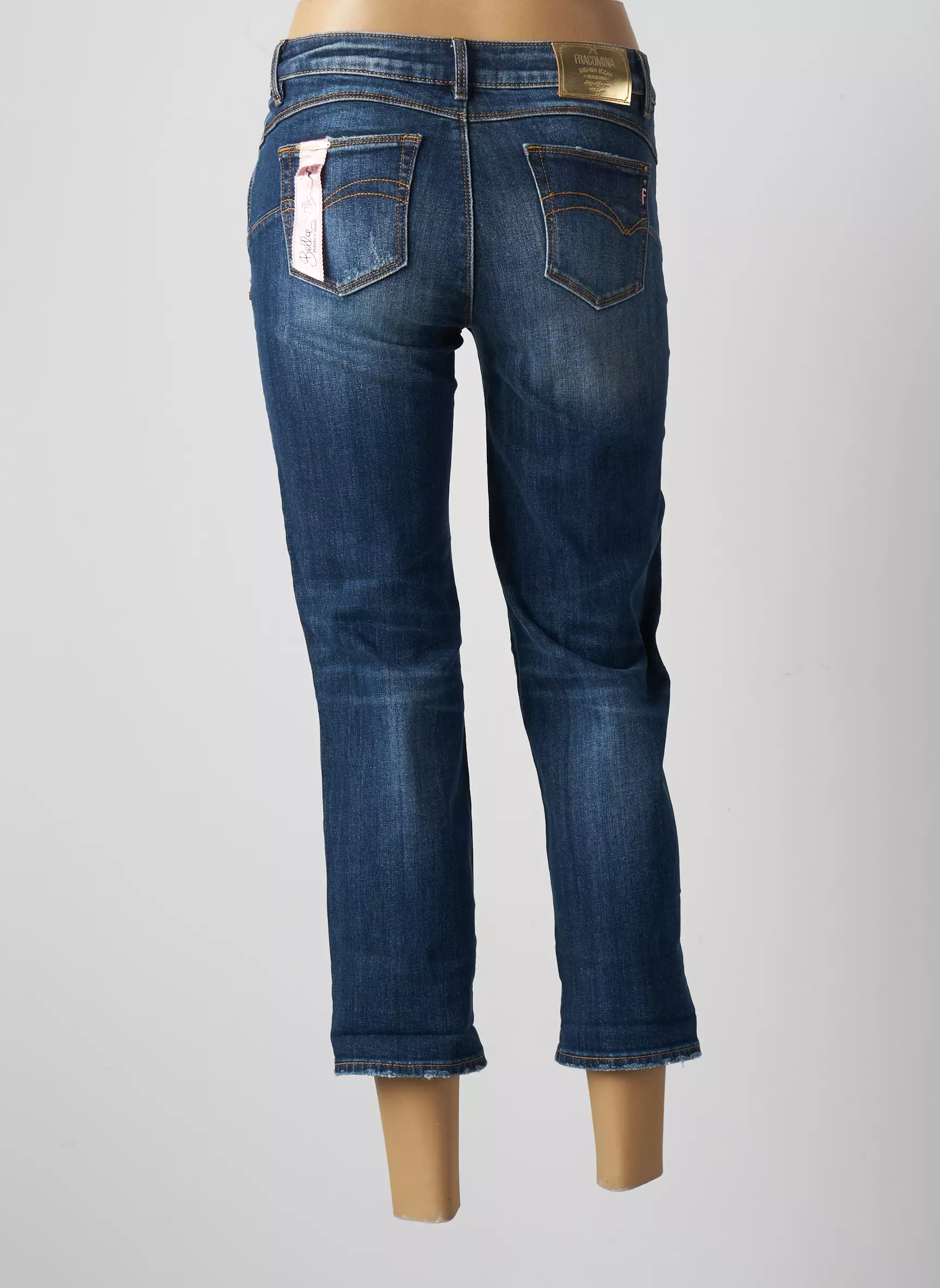 Fracomina Jeans Coupe Droite Femme couleur bleu