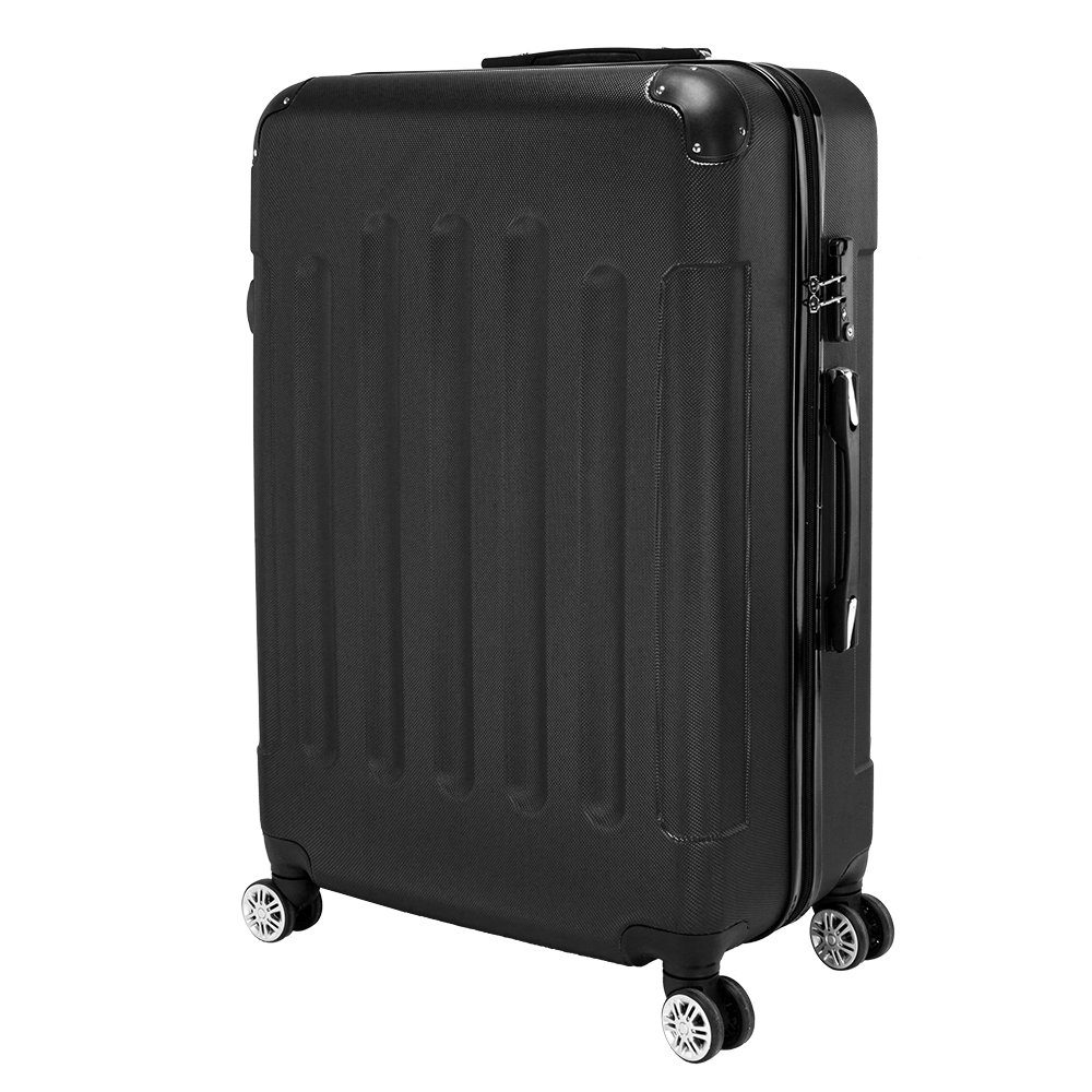 FCH Kofferset, 4 Rollen, 3 tlg Reisekoffer Set ABS-Trolley-Koffer