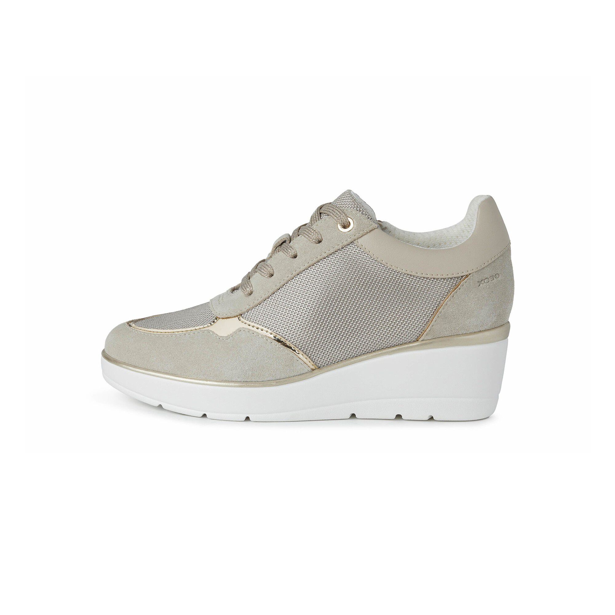 Baskets compensées Ilde beige