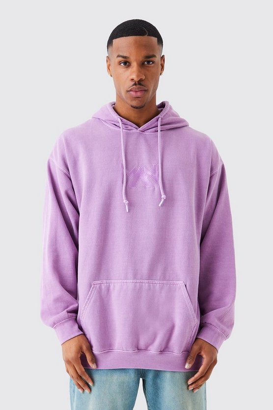 Bestickter Oversize Hoodie