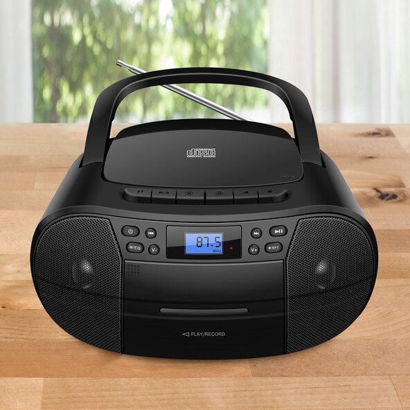 Tragbare Boombox CB-1, schwarz