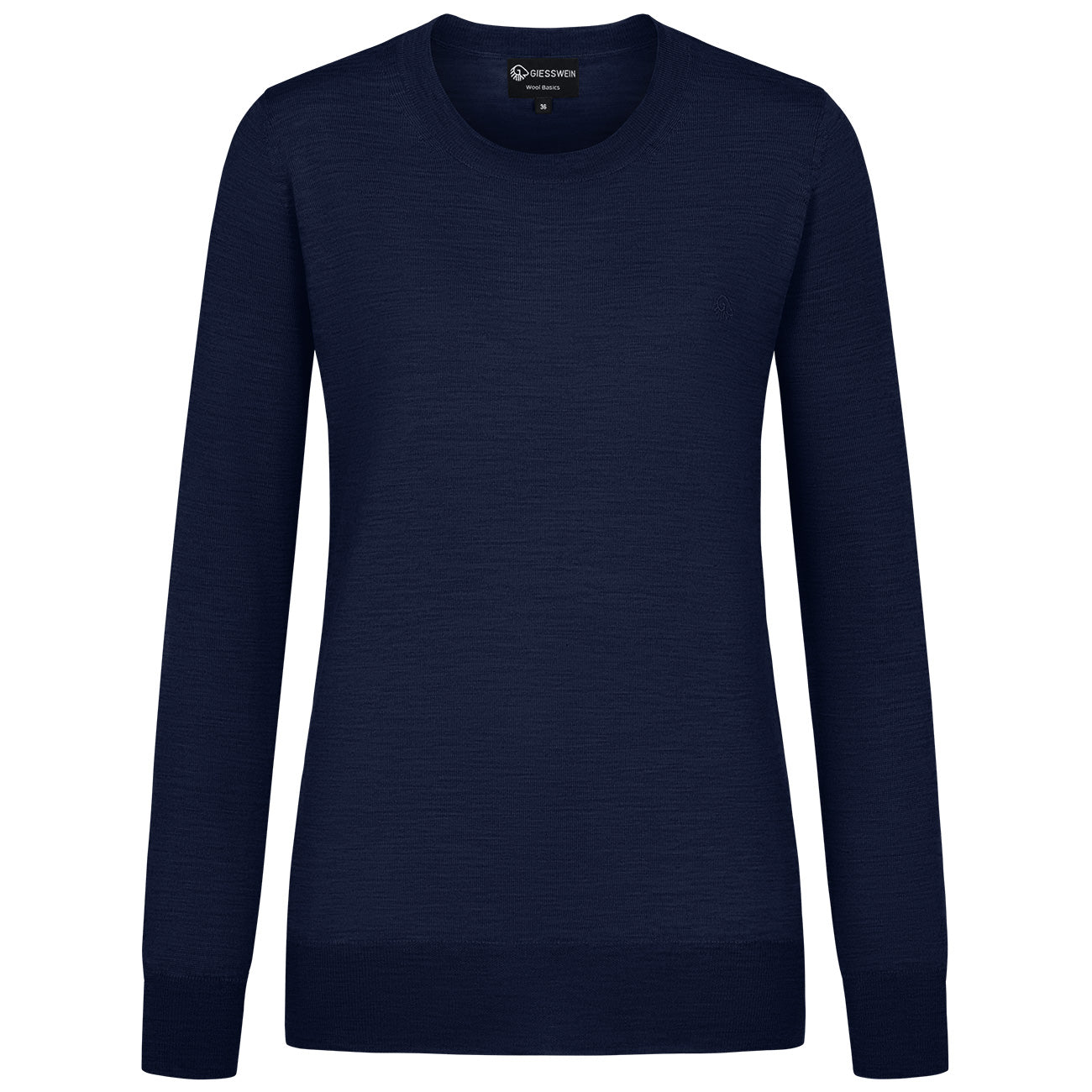Baumwollpullover Rundhals Damen