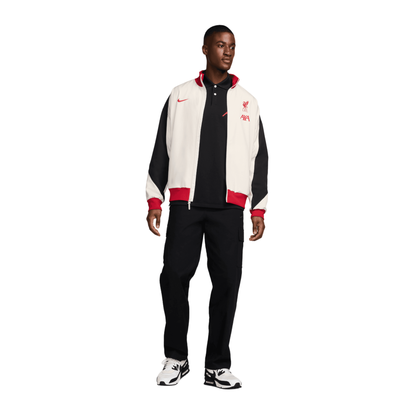 Nike FC Liverpool Anthem Jacke Weiss F105