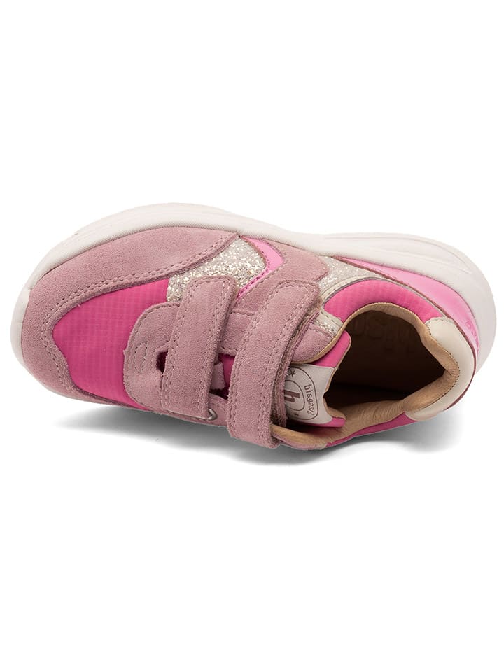 bisgaard Leder-Sneakers in Pink günstig kaufen