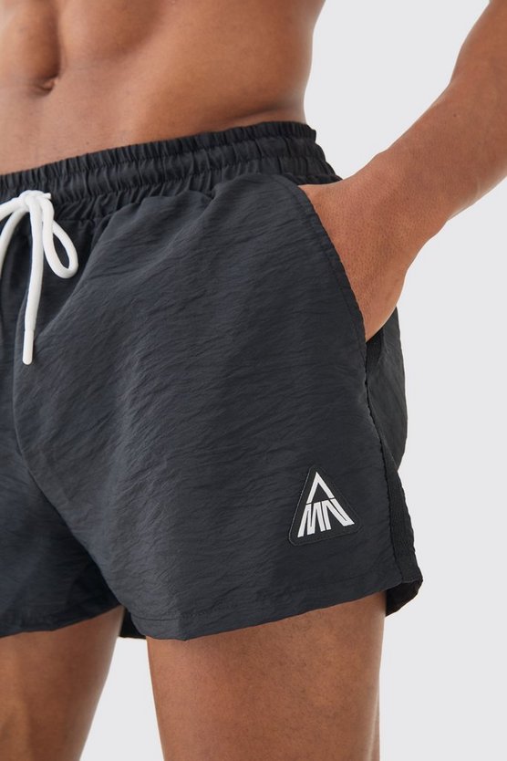 Super kurze Man Badehose in Knitteroptik