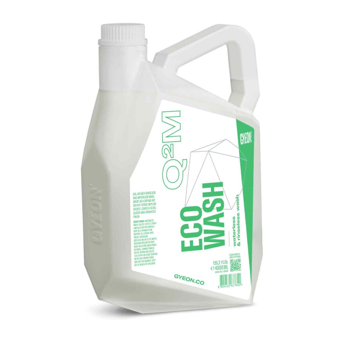 GYEON Q²M ECOWash Rinseless Wash Trockenwäsche 4L