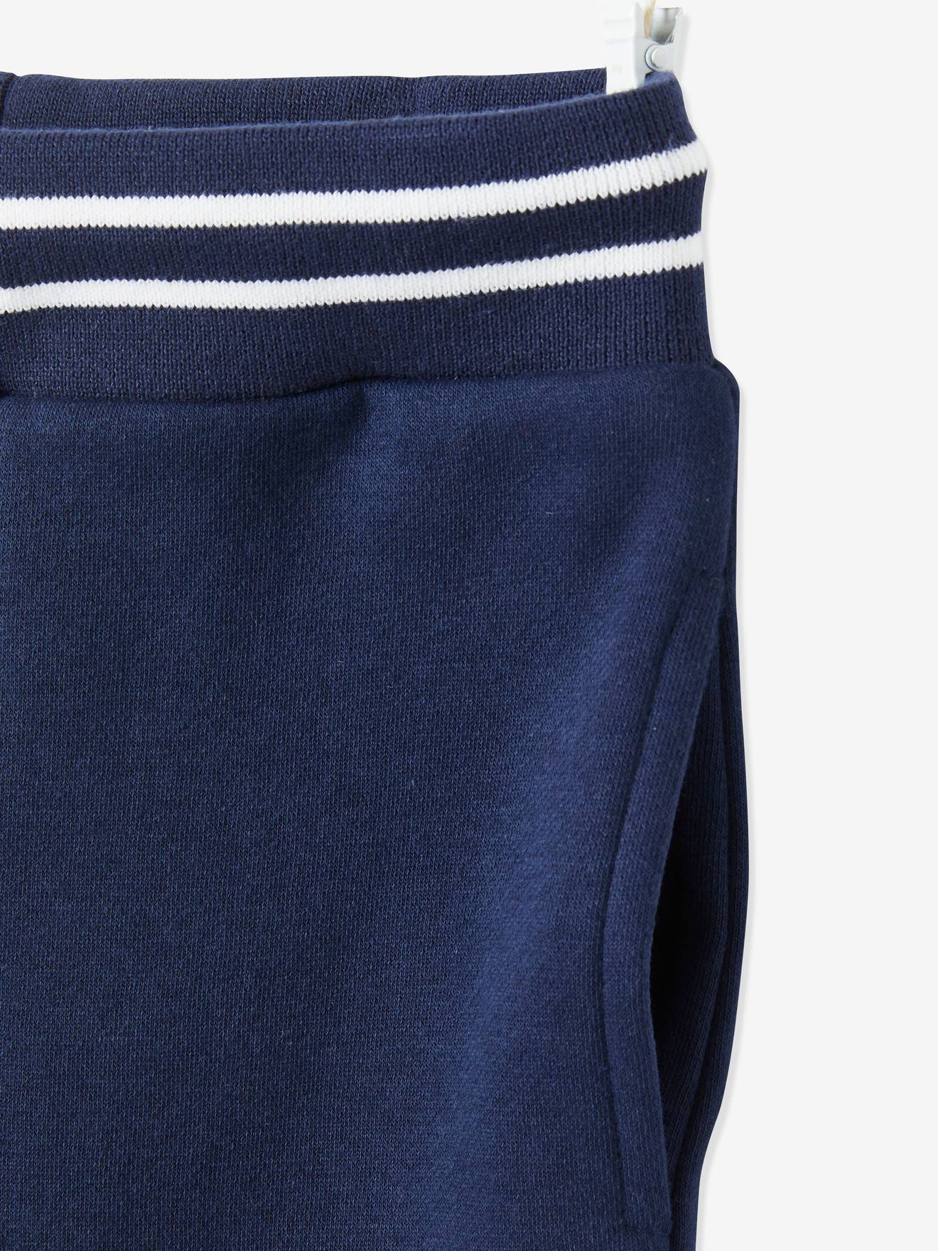 Pantalon de sport en molleton garçon marine