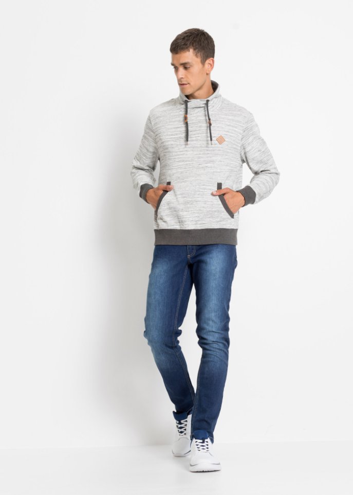 Sweatshirt mit Stehkragen