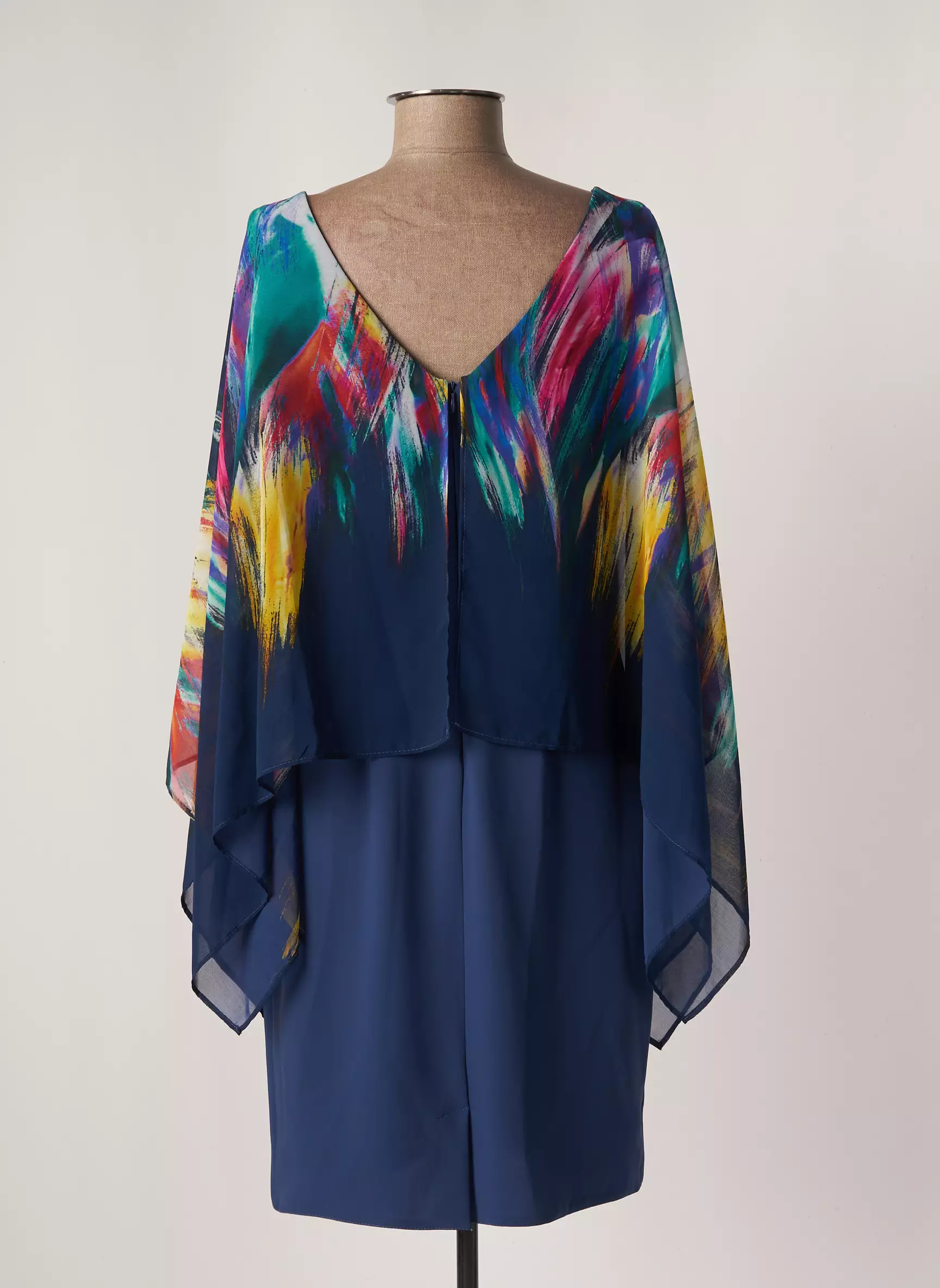 Edas Robes Mi Longues Femme couleur bleu