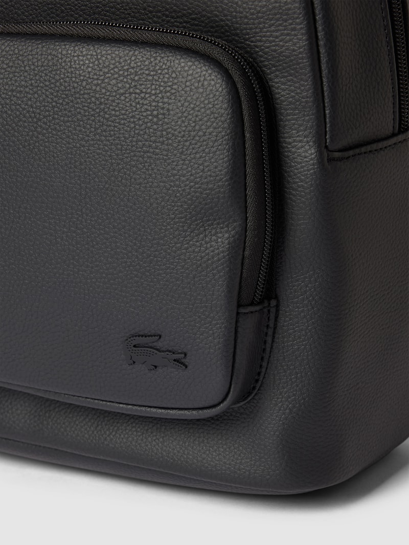 Rucksack mit Label-Detail in schwarz