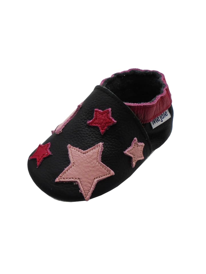 Yalion Baby Krabbelschuhe in Sterne Schwarz günstig kaufen