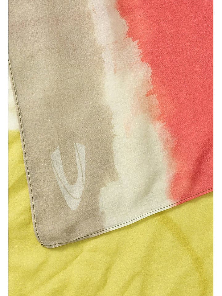Camel Active Schal in Pink/ Grün/ Grau - (L)120 x (B)120 cm günstig kaufen onesize