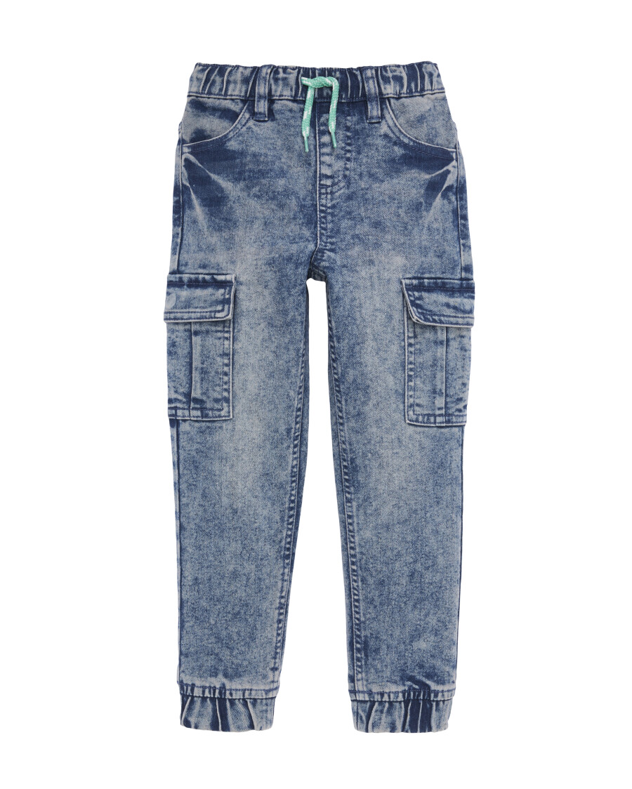 Jeans mit starken Waschungseffekten