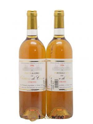Cérons Pavillon Du Chateau De Cerons  1996 - Lot de 2 Bouteilles