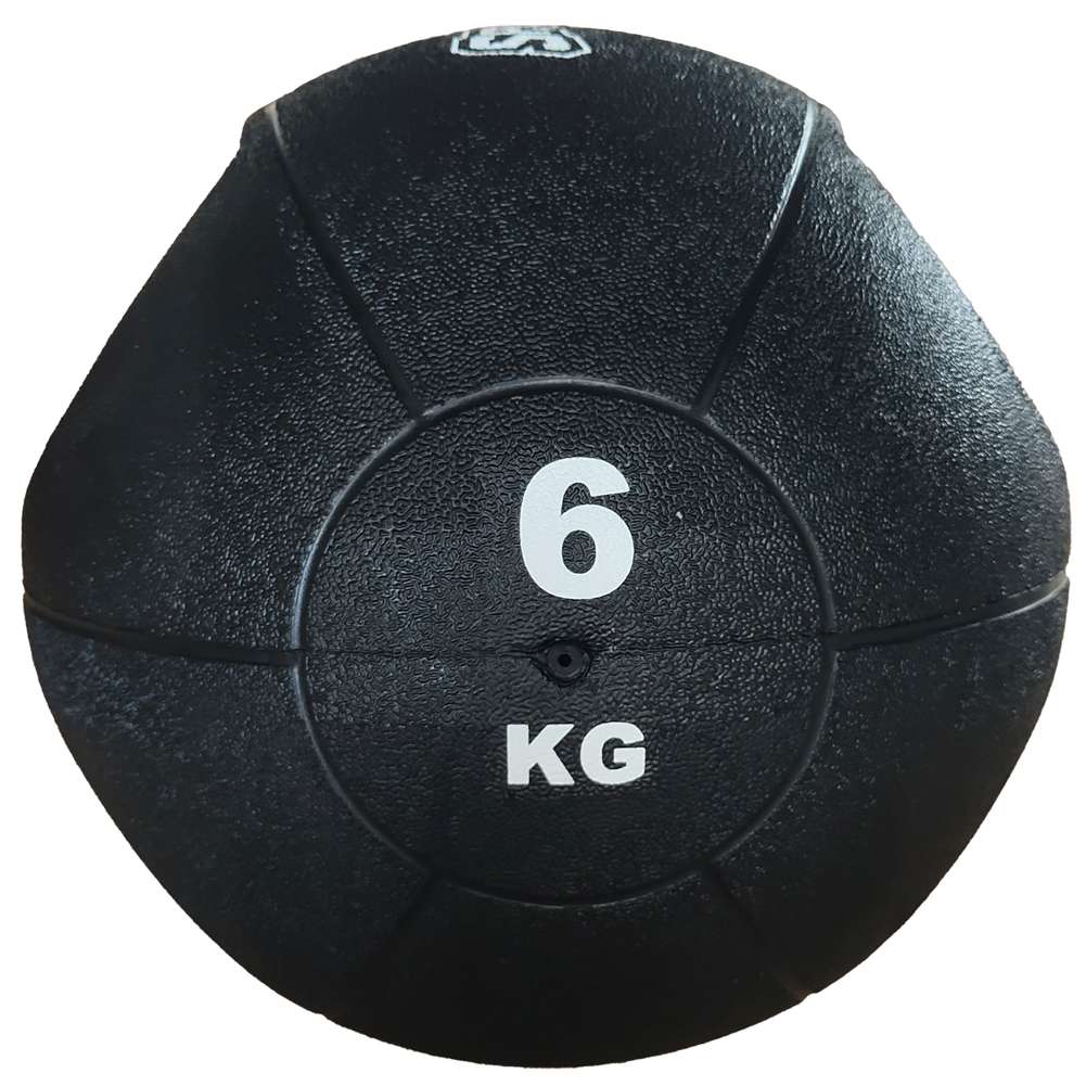 SPORTINATOR Premium Medizinball mit Griffe 6kg