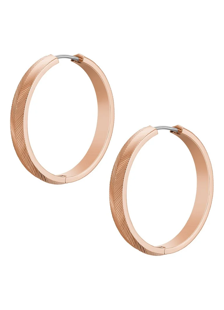 Fossil Harlow hoop earrings JF04664791