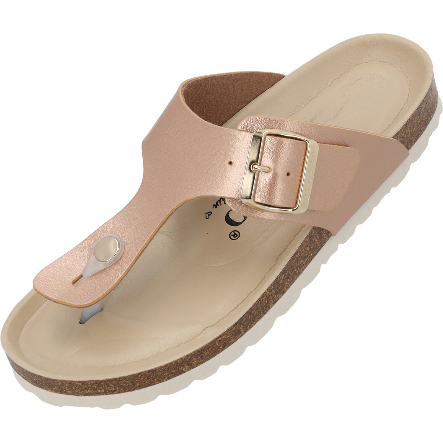 Palado Kos BEGS by Sila Sahin, Zehentrenner, Damen, Kupfer Metallic