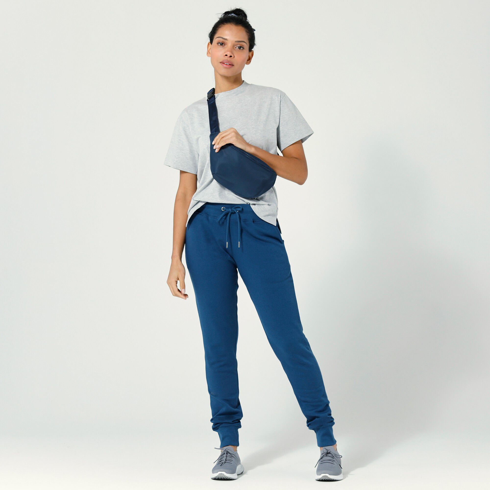 Pantalon jogging en molleton gratté