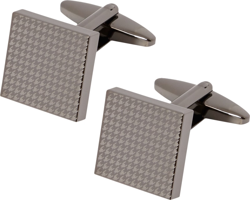 Manschettenknöpfe mit feiner Gravur in silber