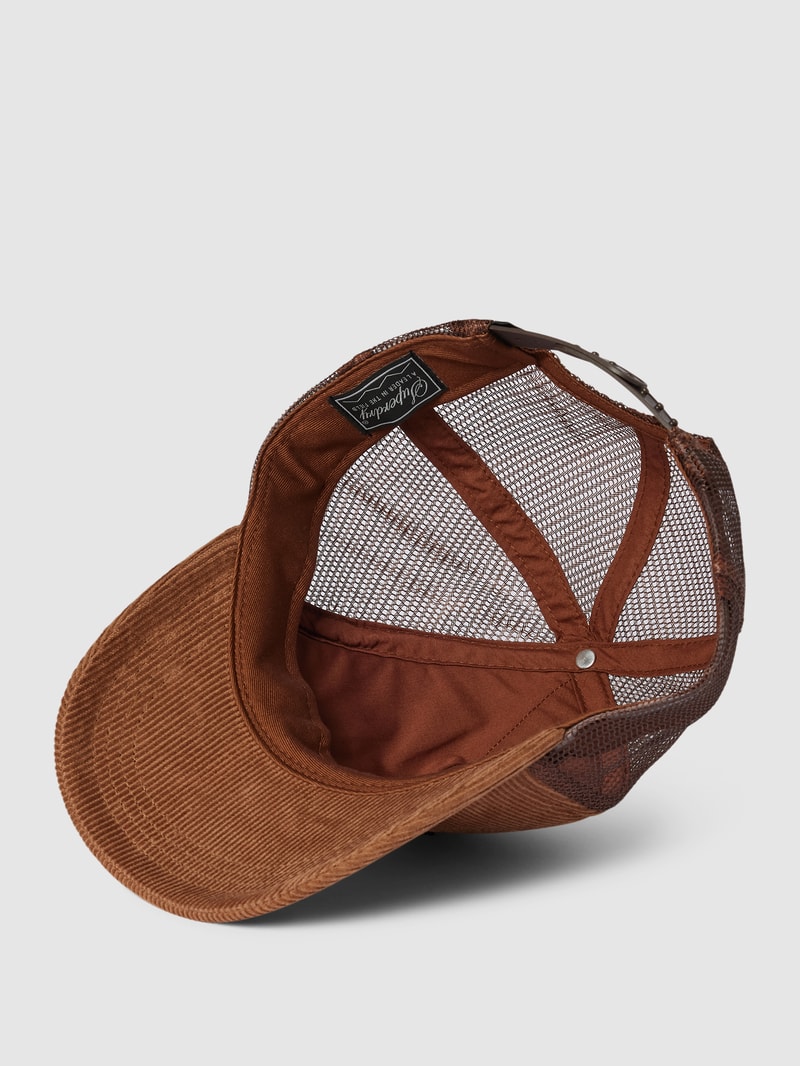 Cap mit Label-Patch Modell 'VINTAGE' in camel