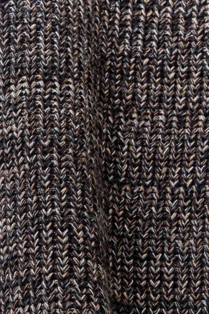 Baumwollpullover mit Stehkragen