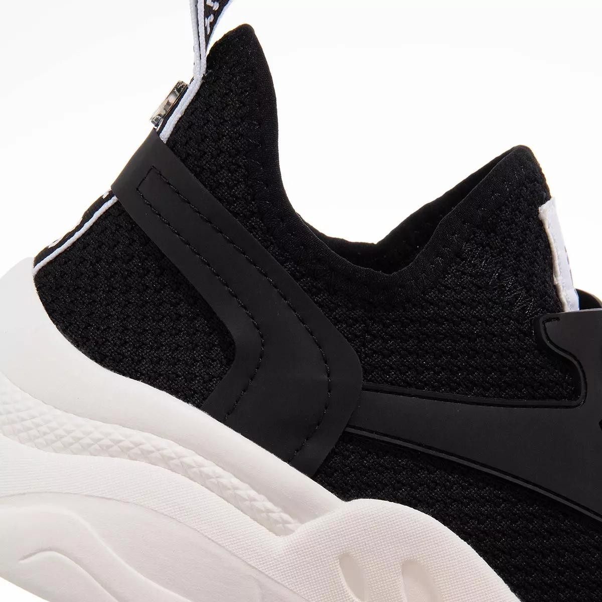 STEVEN MADDEN Freizeit Schnürer schwarz Low-Top Sneaker