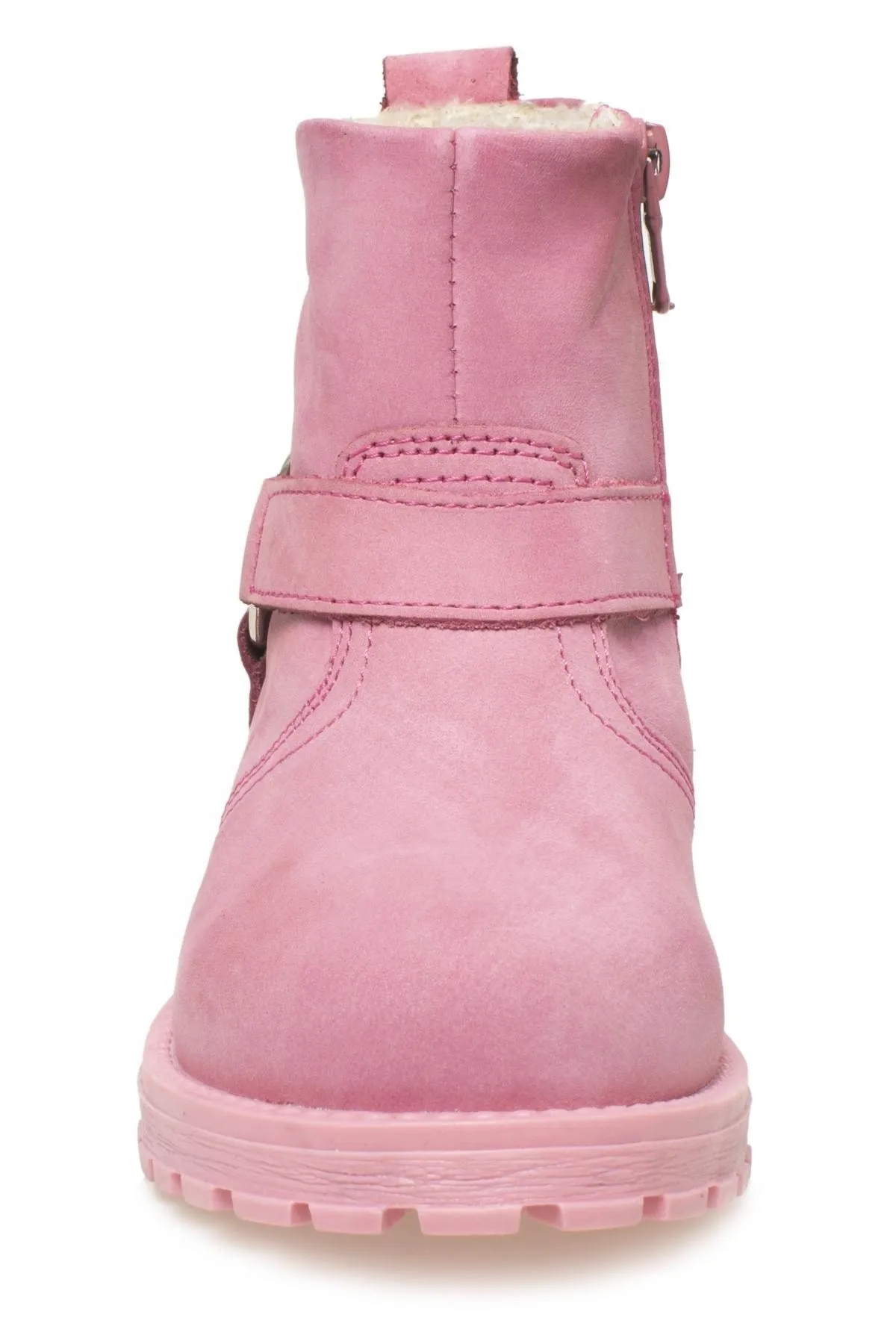 lumberjack  Rosa Mädchenstiefel mit Reißverschluss und Schnalle
