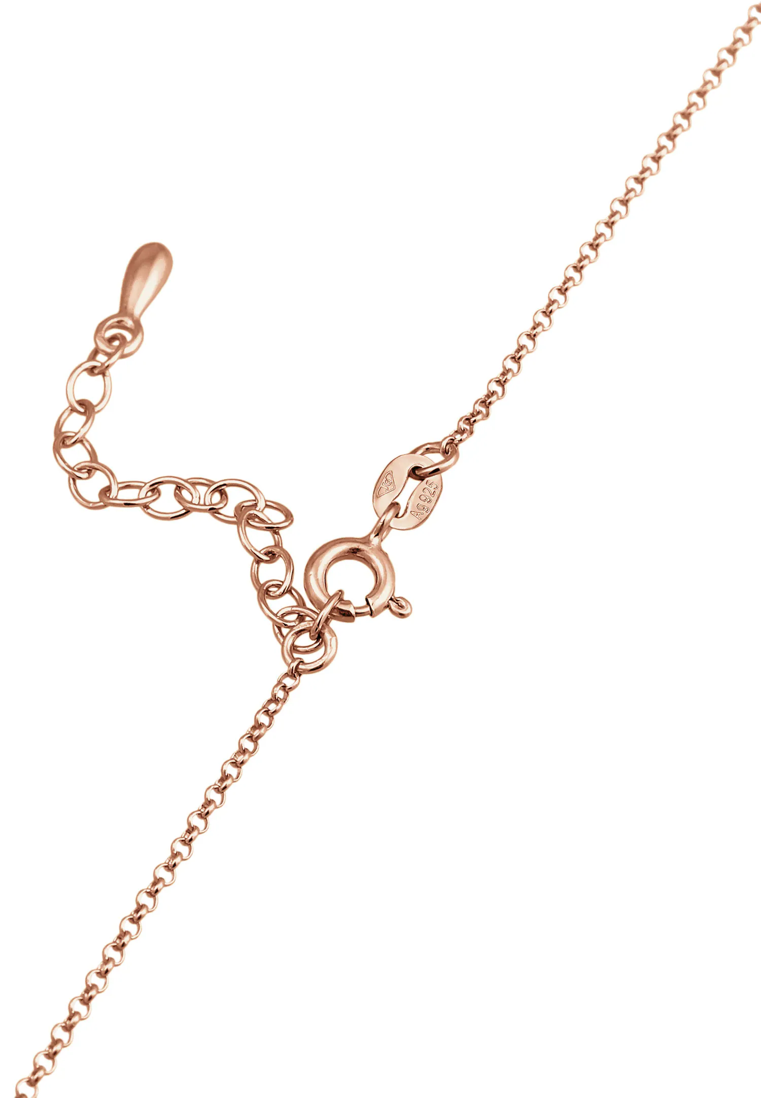 Collana girocollo da donna Elli con ciondolo solitario e zircone in argento sterling 925