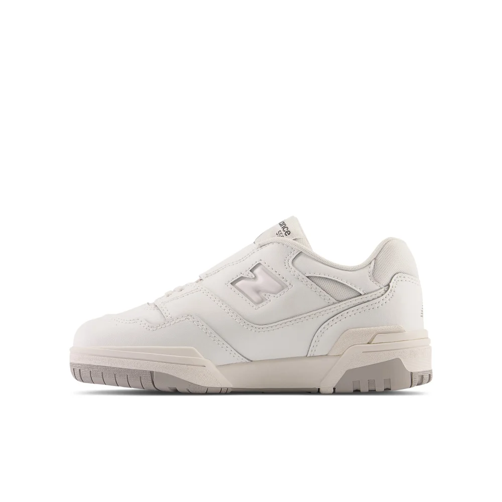New Balance 550 Bungee Lace Strap Little Kid PHB550PB / weiss