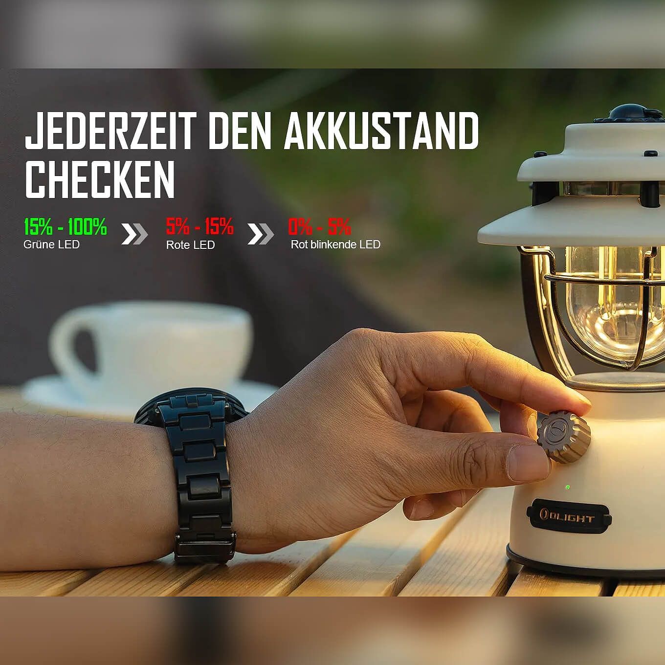 Olatern Classic 2 Pro Aufladbare Laterne