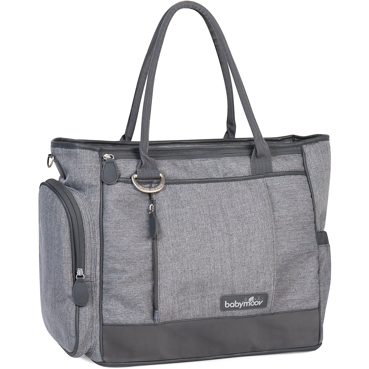 Wickeltasche Essential Bag, grau meliert