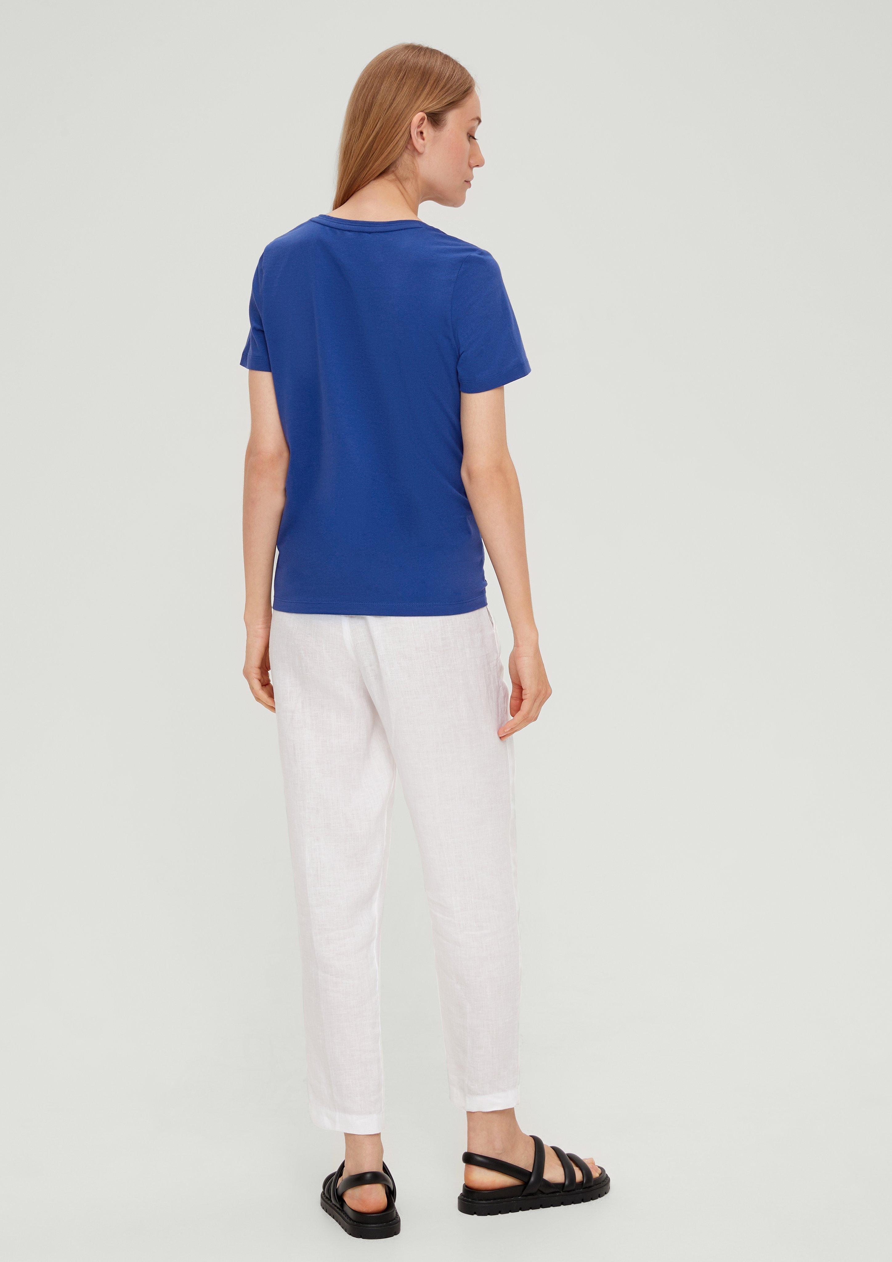 Baumwollshirt mit Frontprint  2132911-56D2