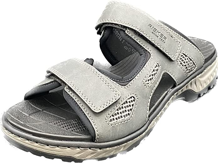 RIEKER Sportliche Sandalen grau