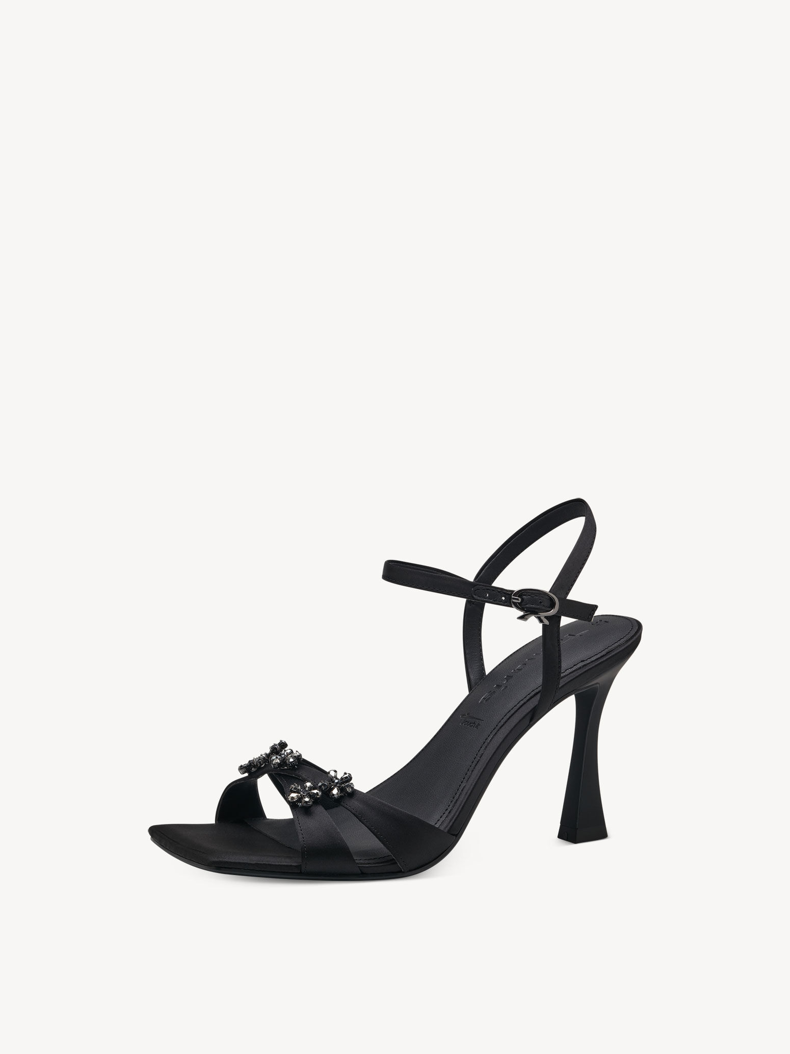 Sandale à talon - noir