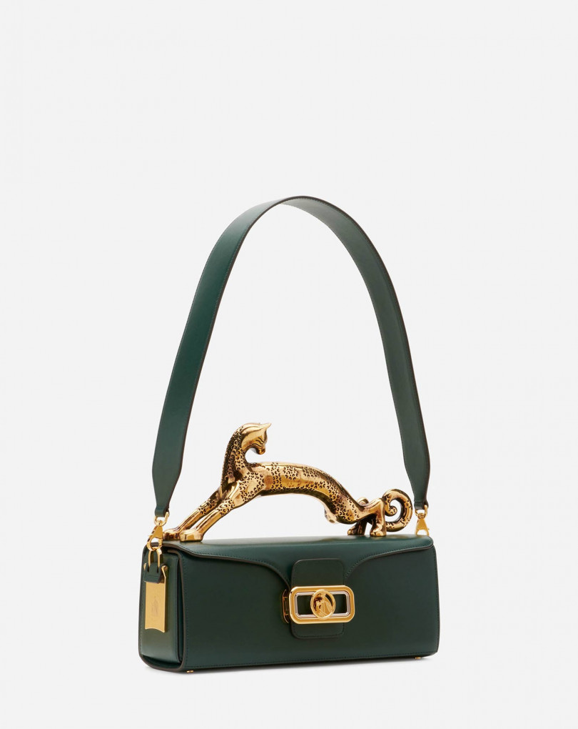 SAC PENCIL CAT EN CUIR