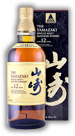 Suntory Yamazaki Single Malt 12 Years 100th Anniversary Edition Suntory Yamazaki Single Malt 12 Years 100th Anniversary Edition Limited Edition anlässlich des 100-jährigen Jubiläum der ältesten Distillery Japans. Alter 12 J. - 0,7	 Liter - Vol 43%