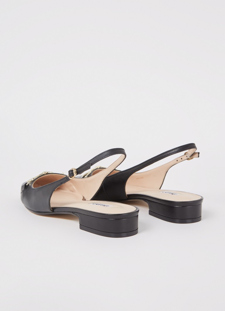 Pantofi cu toc din piele Hopewell de la Dune London.