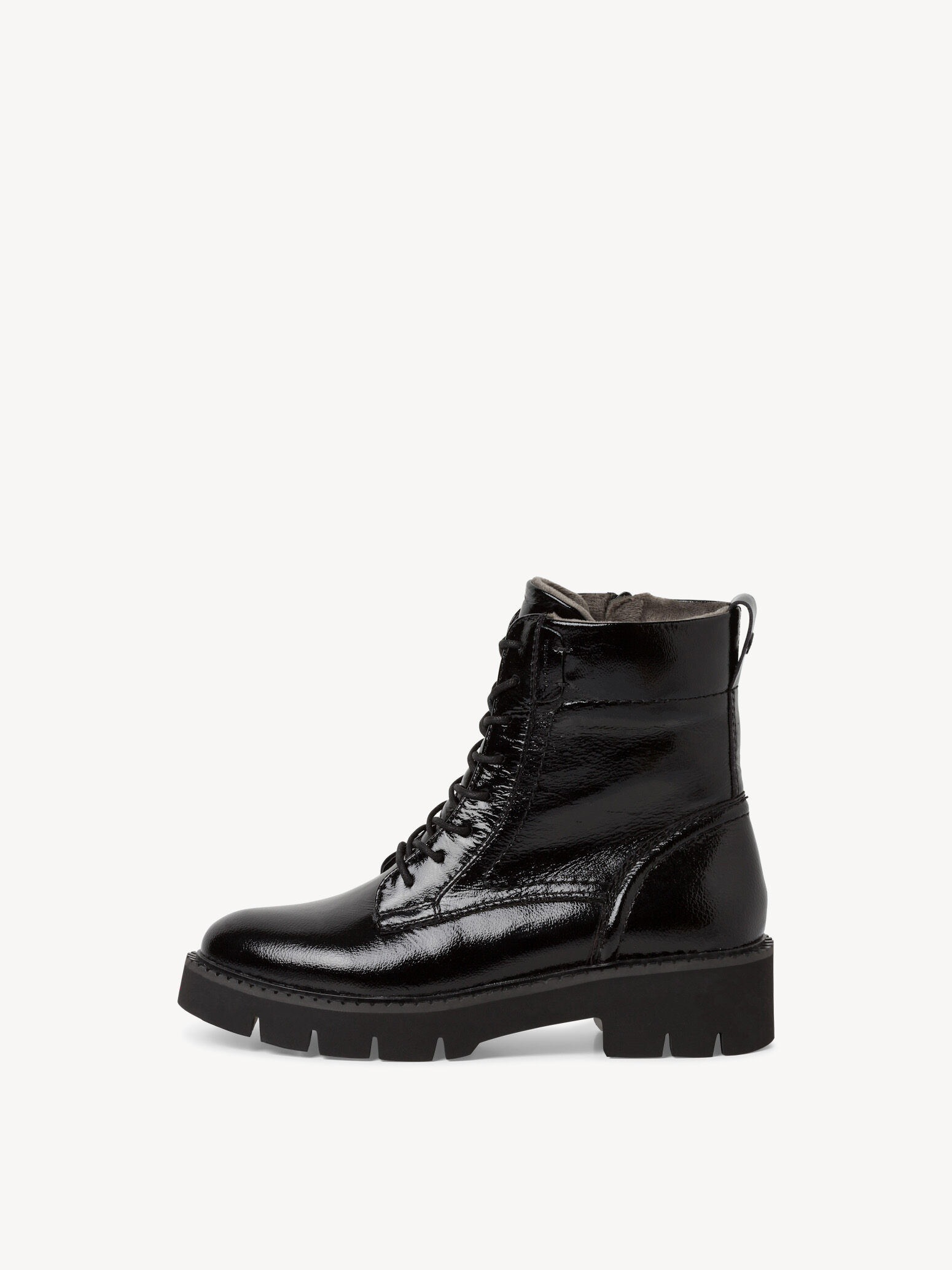 Bottine en cuir - noir