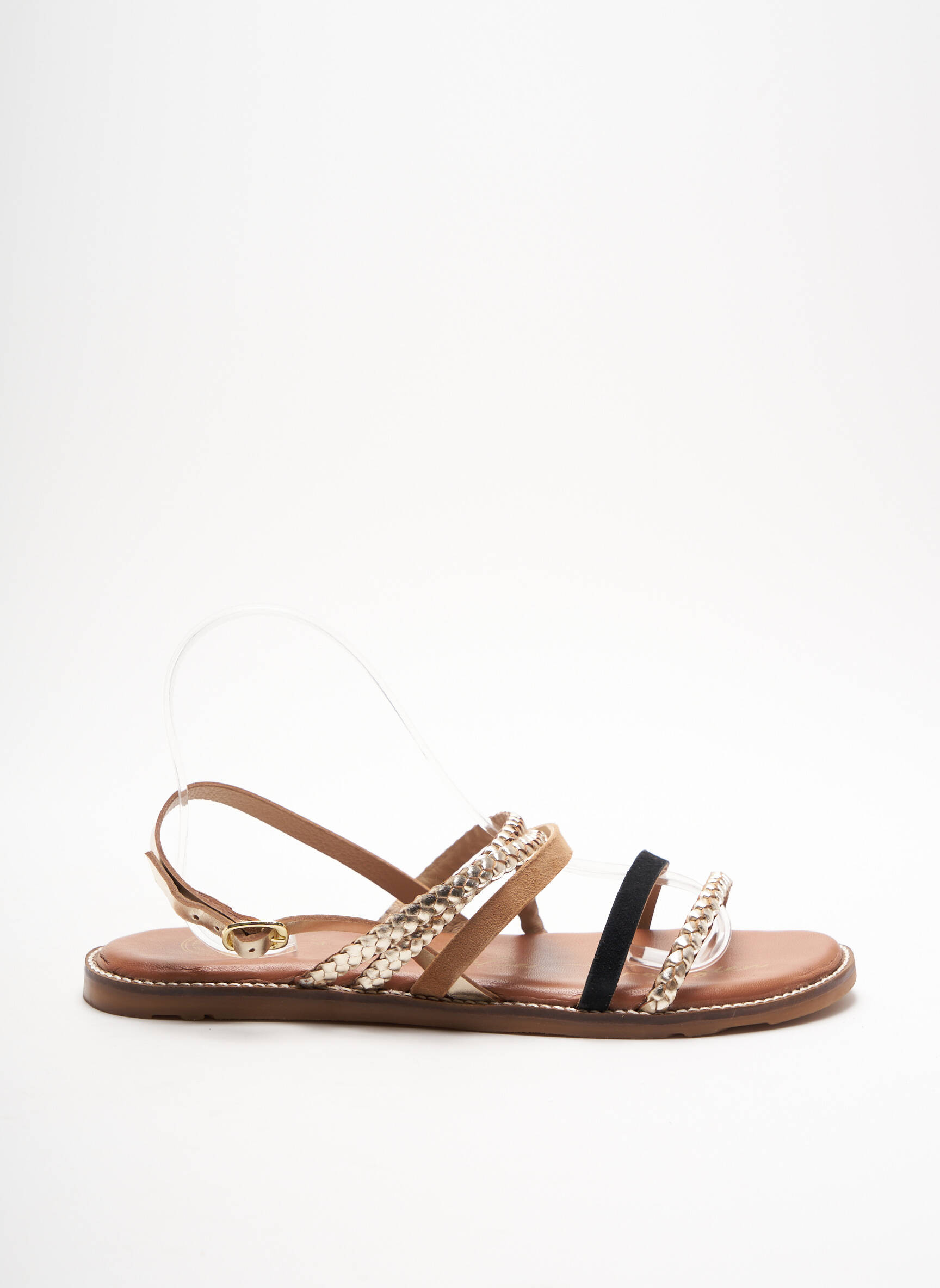 L Atelier Tropezien Sandales Nu Pieds Femme couleur noir