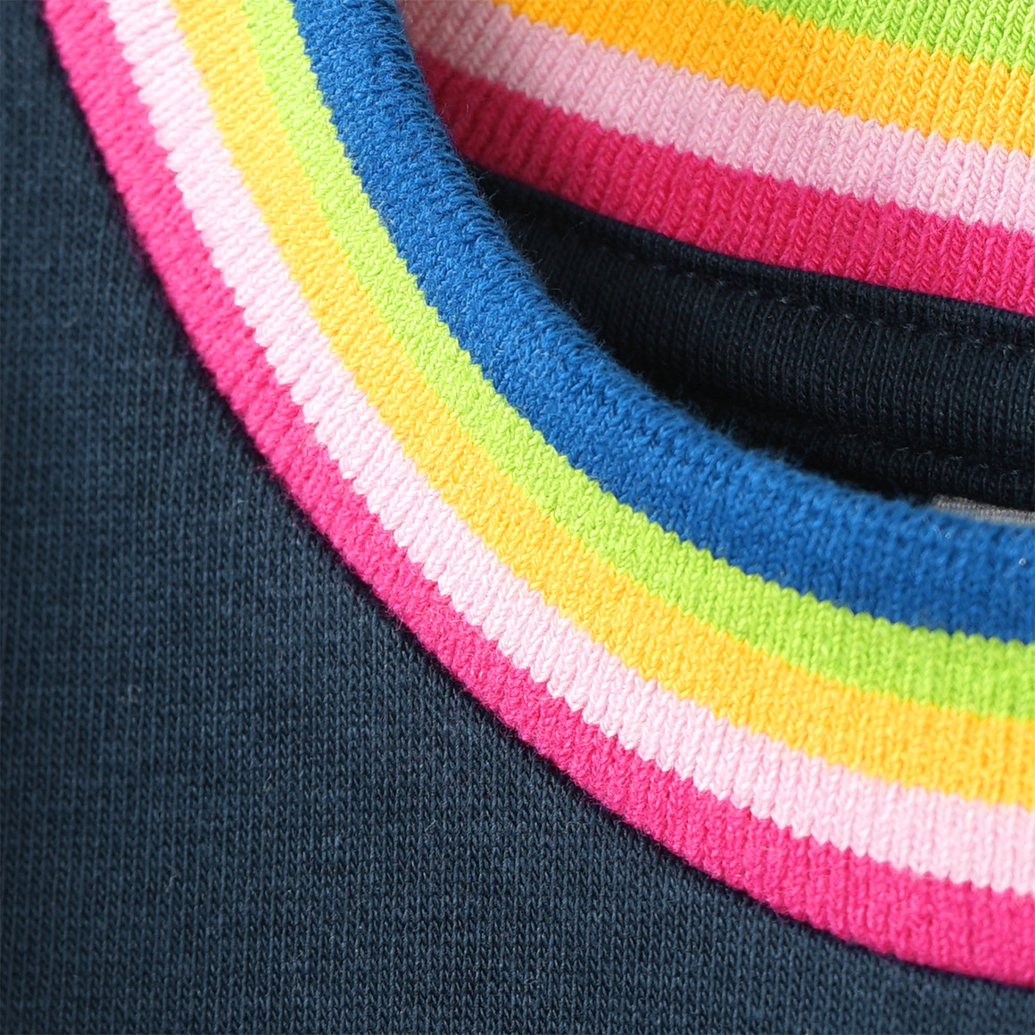 Mädchen Sweatkleid mit bunten Akzenten