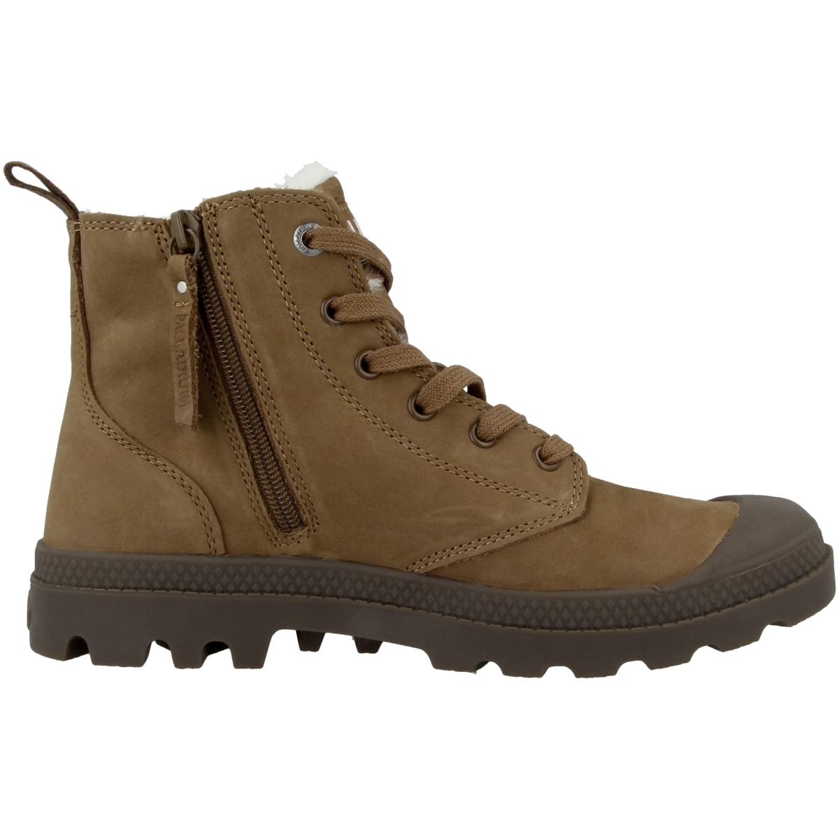 Palladium Pampa Hi Zip WL Schnürboots braun