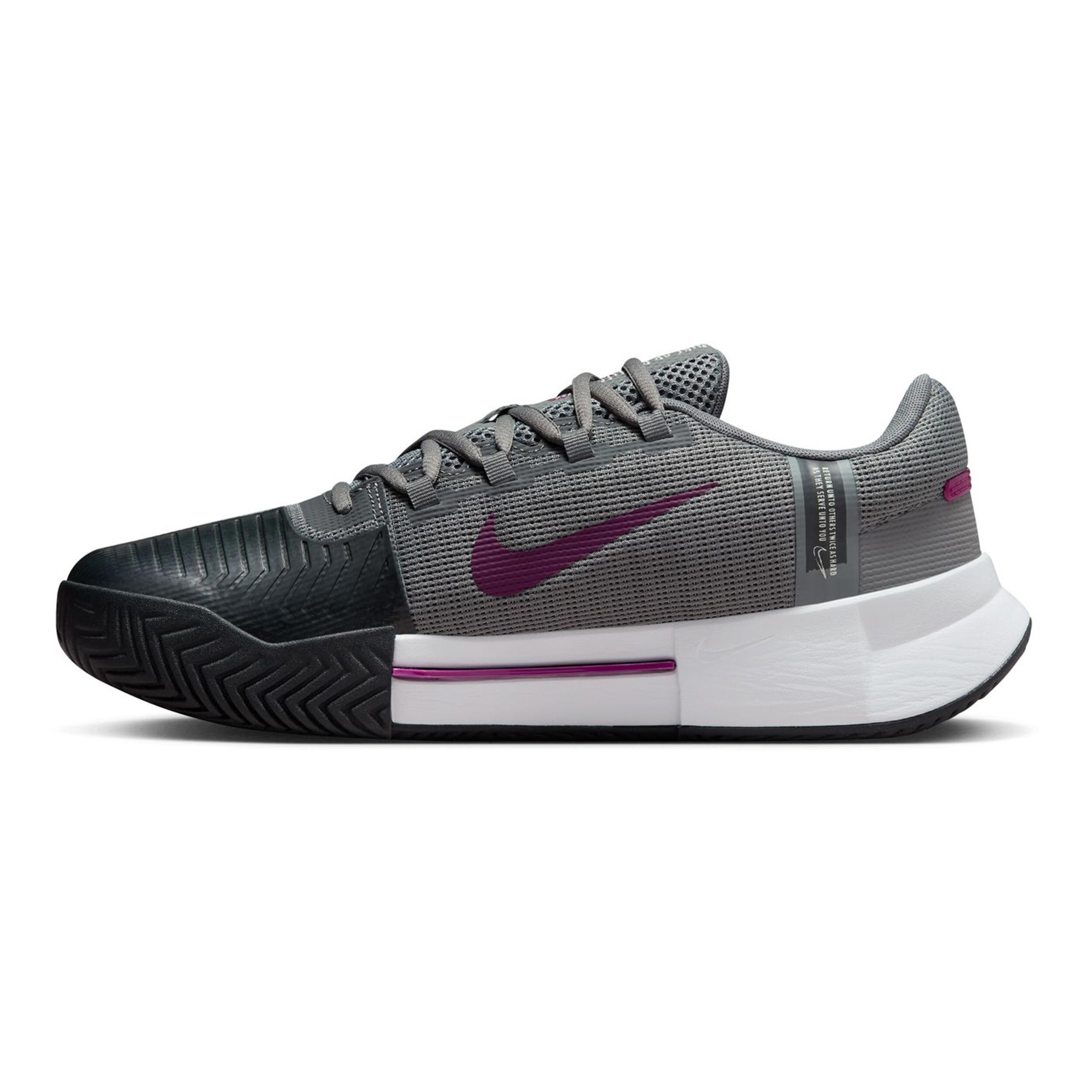 Zoom GP Challenge 1 Allcourtschuh Herren - Grau, Berry