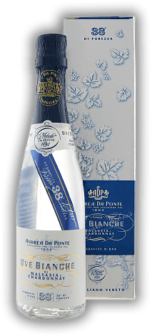 Andrea da Ponte Uve Bianche Grappa 0,05 Liter Andrea da Ponte Uve Bianche Grappa 0,05 Liter Weiches und harmonisches Destillat aus weißen Trauben. 0,05	 Liter - Vol 38%