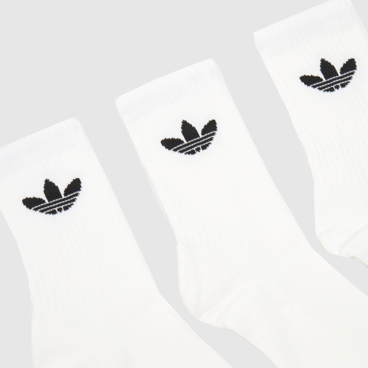 adidas fehér és fekete eredeti zokni, 3 darabos szett